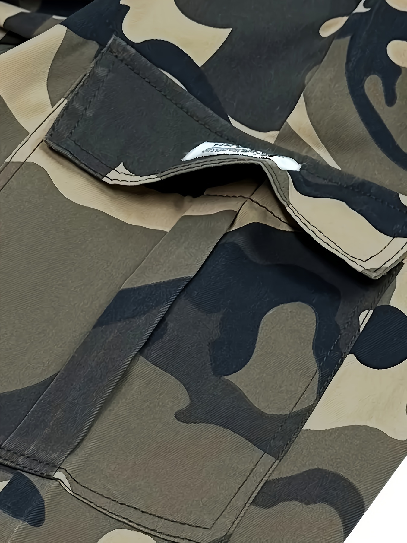 LOTSYOU★韓国★人気★Camouflage Cargo Pants/追跡あり Women Camouflage Cargo Pants Straight Wide Leg Trousers
