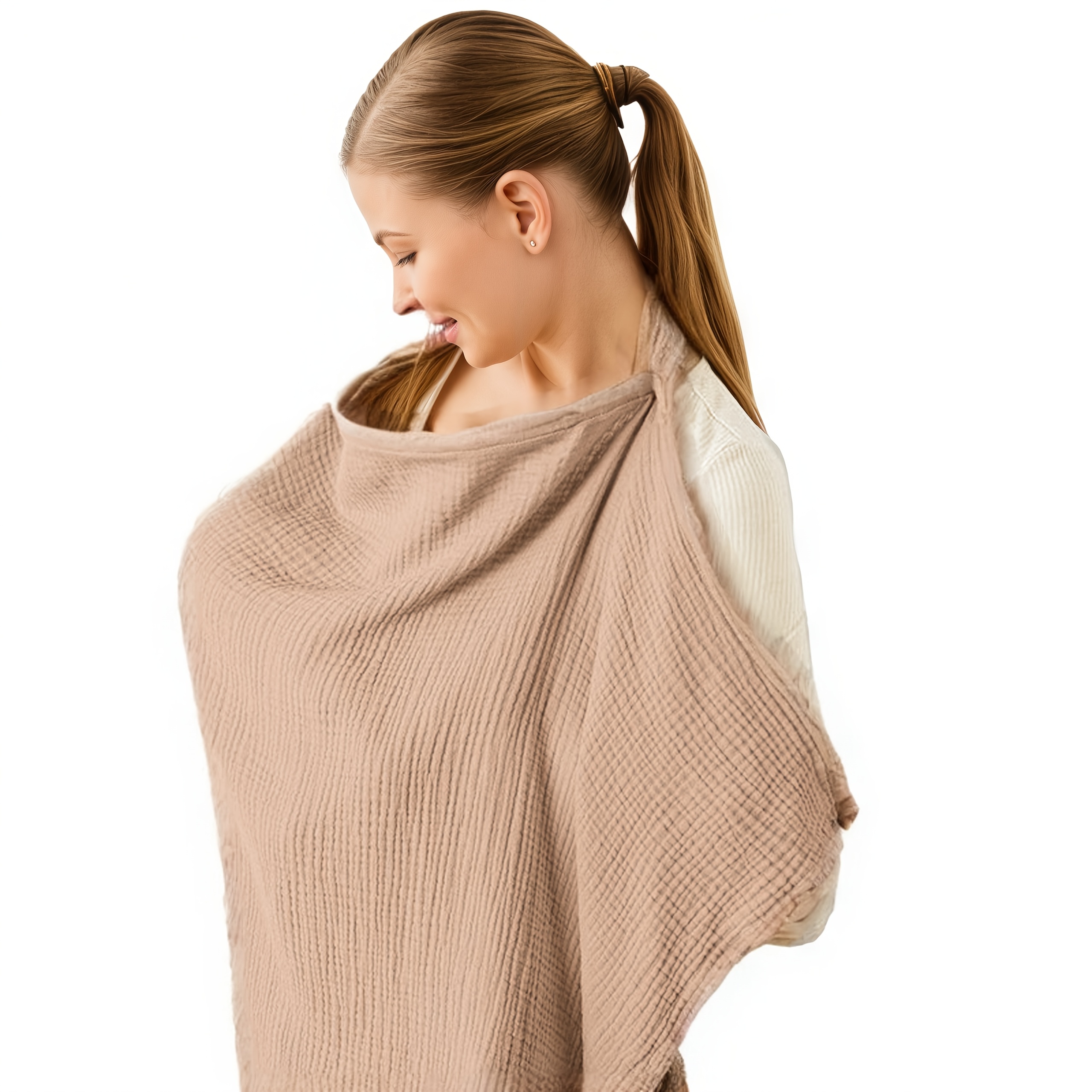 atmungsaktiver stilltuch, stillabdeckung, fütterungsabdeckung, outdoor-abdeckung, stillbluse-abdeckung, cape im   style, stilltuch, anti-exposure, multifunktionale abdeckung, privatsphäre-schutz - bequeme still- 