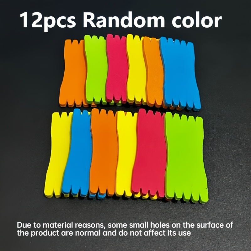 TEMU 6/ 12pcs Random Color 3.15-inch Fishing Line Winding Board - Hook Storage Line Packer, Durable Fishing Tackle Additions, Suitable For , Fishing
