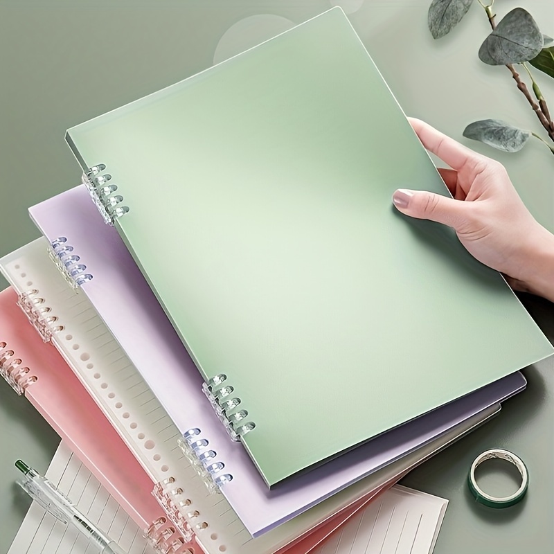

The A5 Notebook Is A Detachable Loose-leaf Notebook With A Simple Style, While The B5 Notebook Is An Artistic And Delicate A4 Soft Loose-leaf Notebook That Is Easy To Separate.