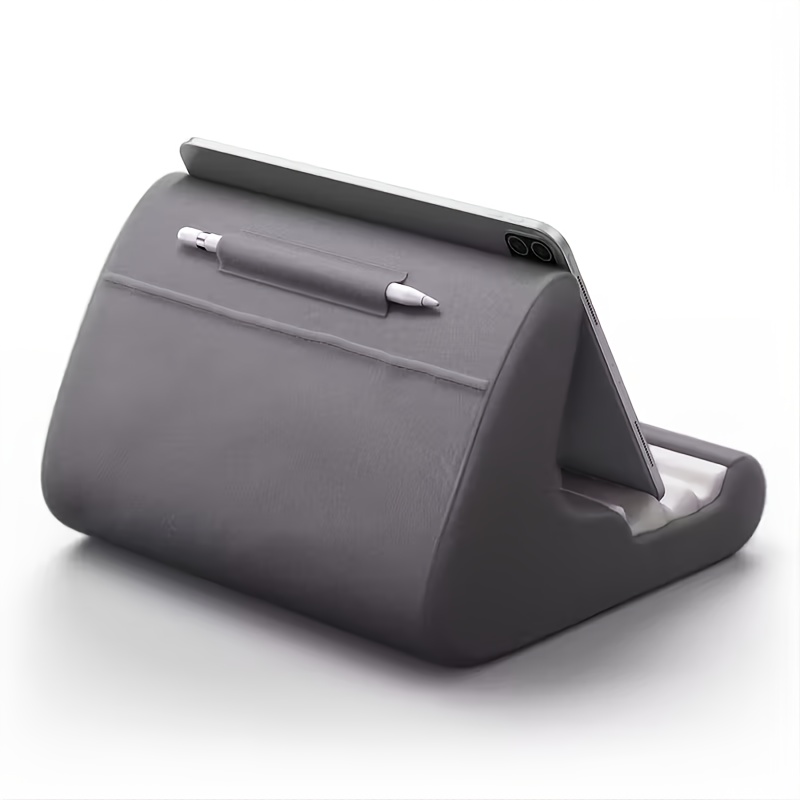 1pc tablet stand cushion holder bed tablet   with stylus holder and pocket notebook stand details 5