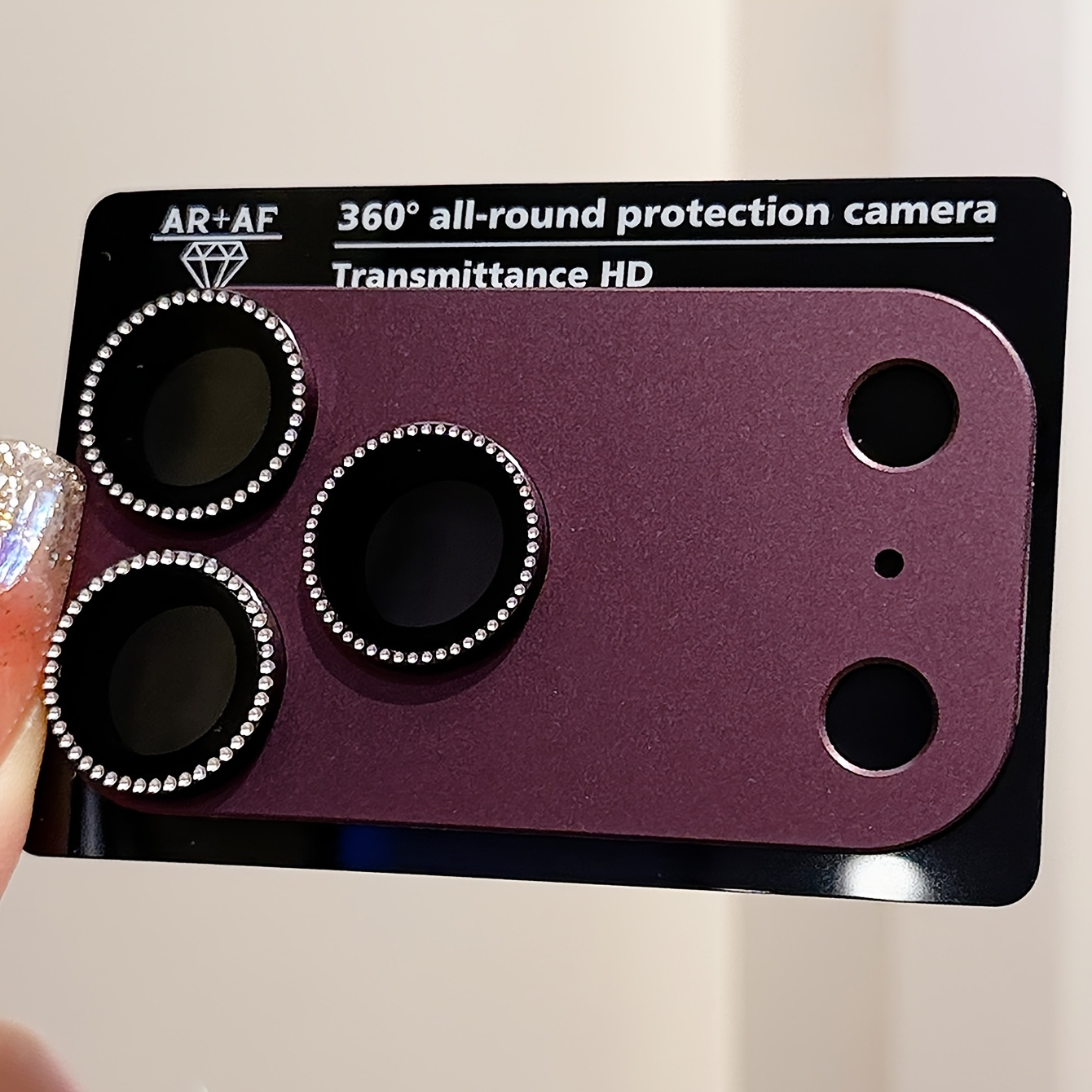 TEMU Protector de lente de cámara de metal con HD 9H original compatible con Iphone 18 Pro Max 18 Pro 17 Pro Max 17 Pro, anillo de metal de aluminio,
