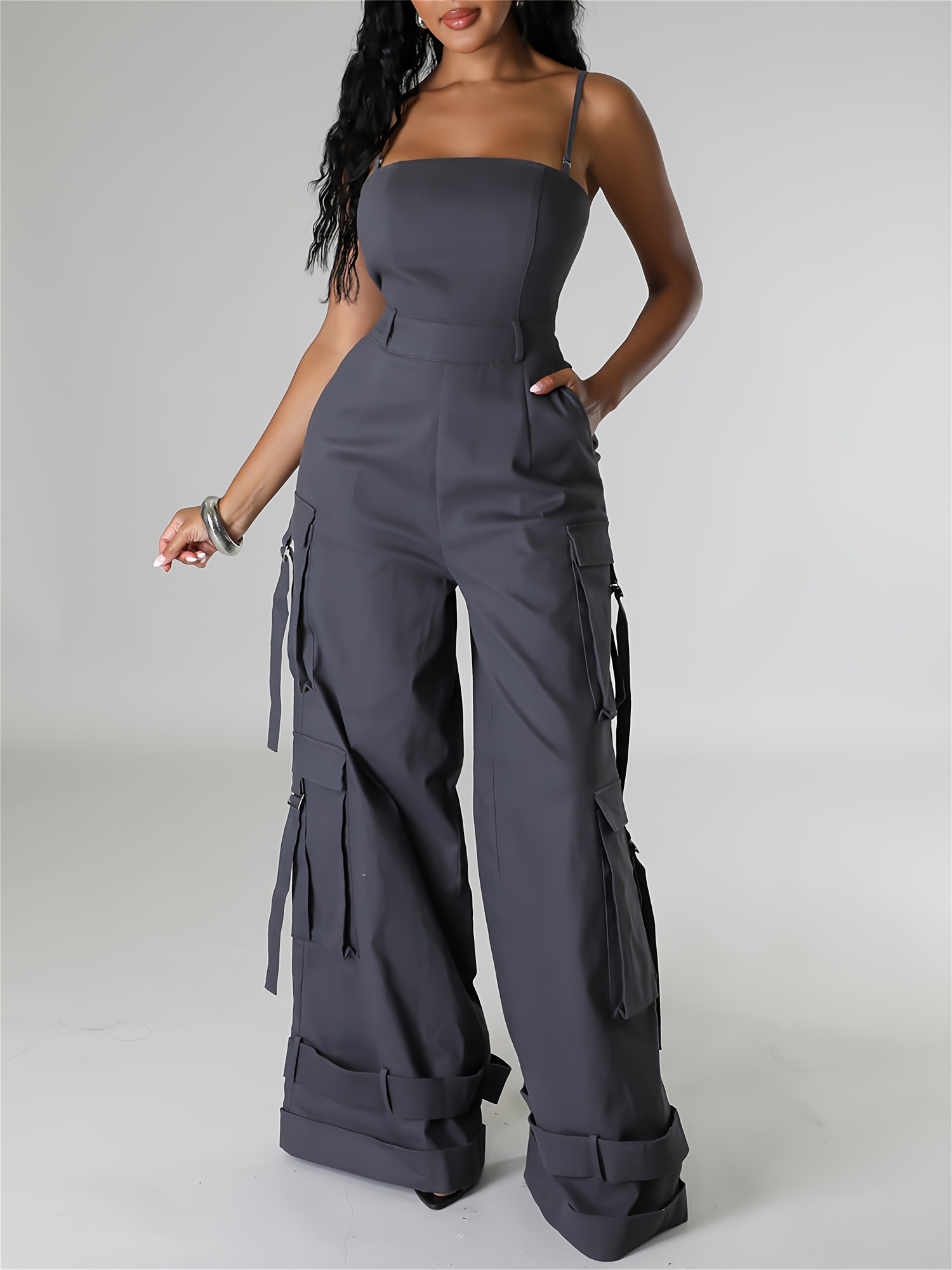 Battnot Jumpsuit Damen Winter Overall Teddy Fleece  Produktbild-Vorschau 6