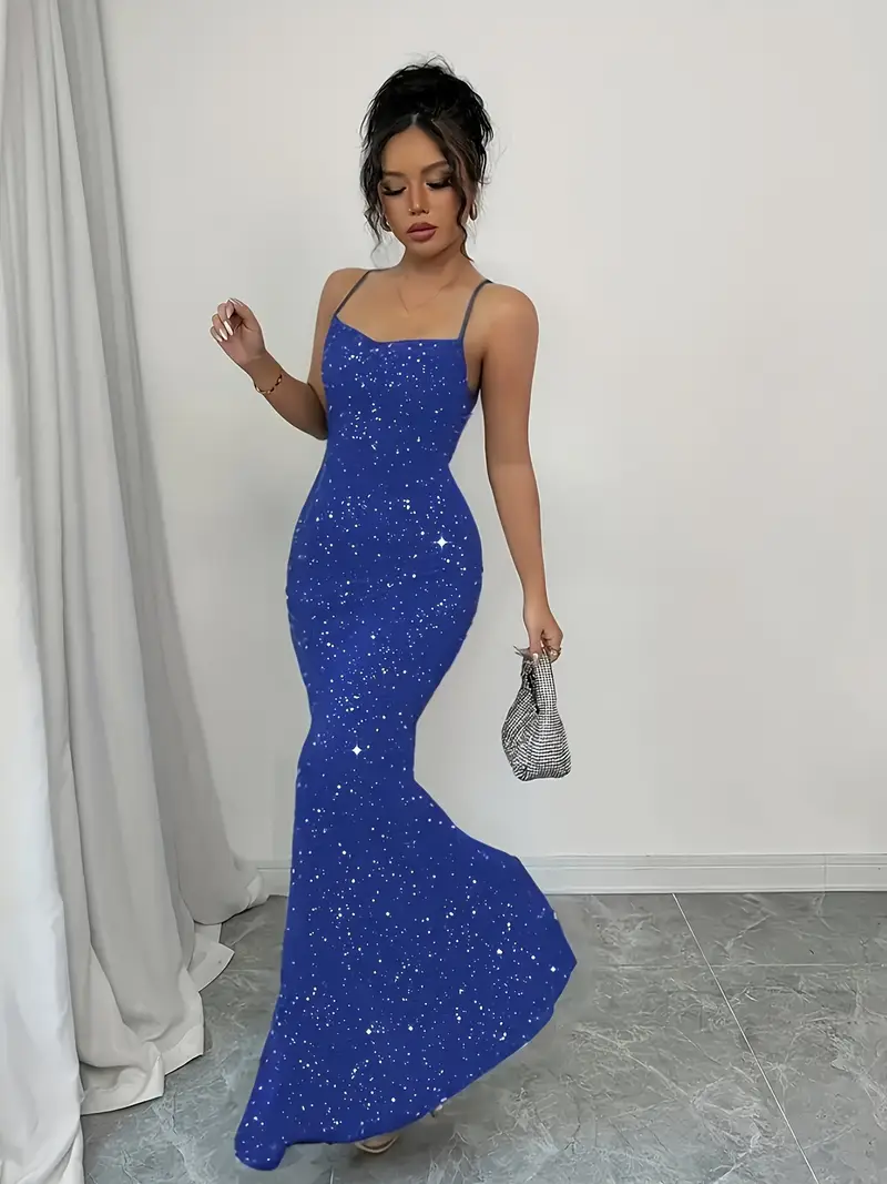 elegant solid sequin bridesmaid dress guest dress - Temu Mauritius elegant solid sequin bridesmaid dress guest dress - Temu Mauritius