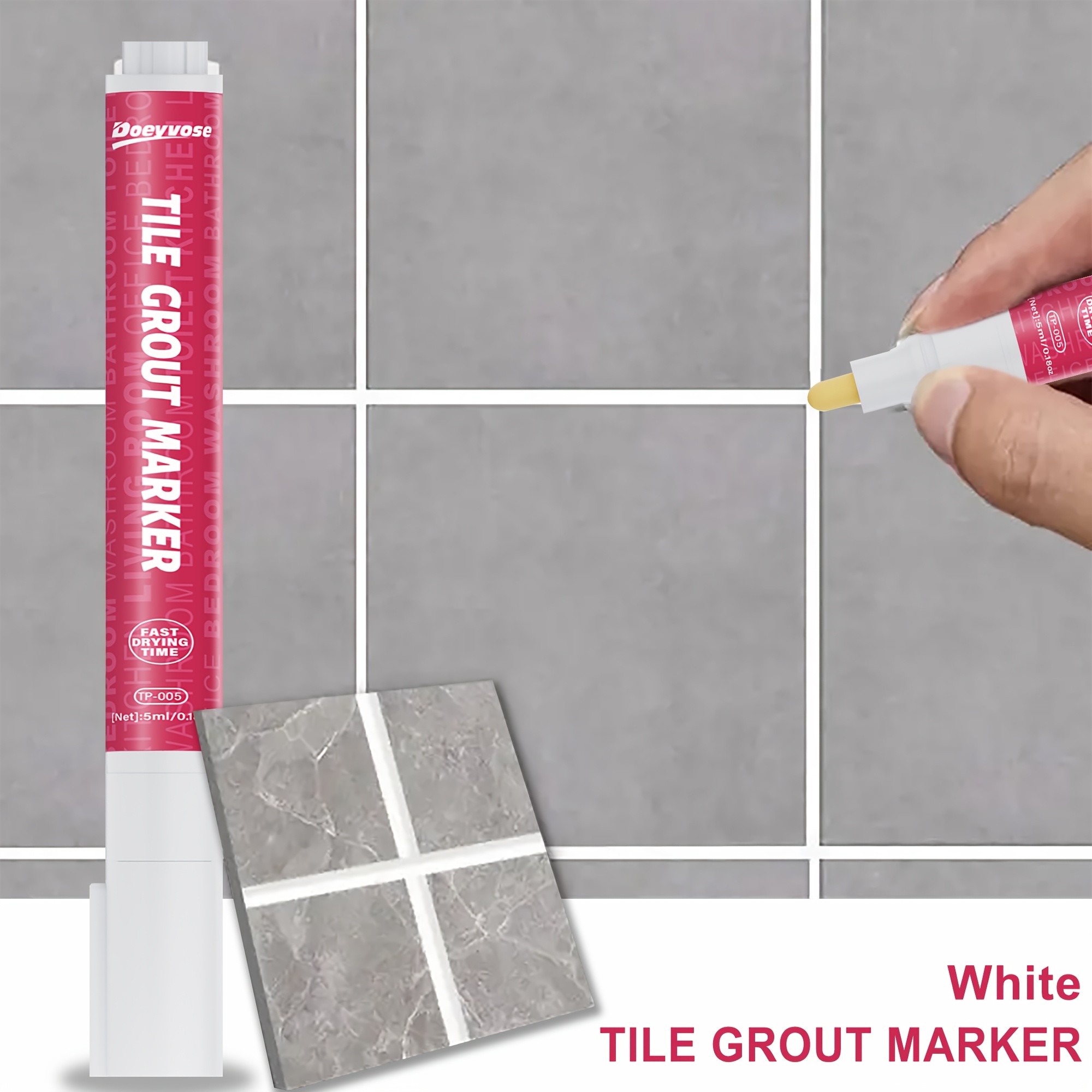 Stylo Blanchissant pour Joints de Carrelage