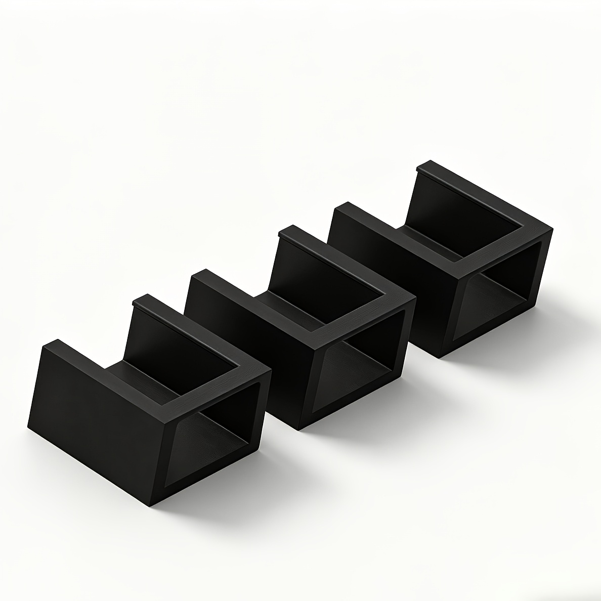 TEMU 1pc And 3pcs Plastic Wall-mounted Brackets (self-adhesive Pads Not Included) Suitable For , Sturdy And Durable, Space-saving, Compact Bracket, ,