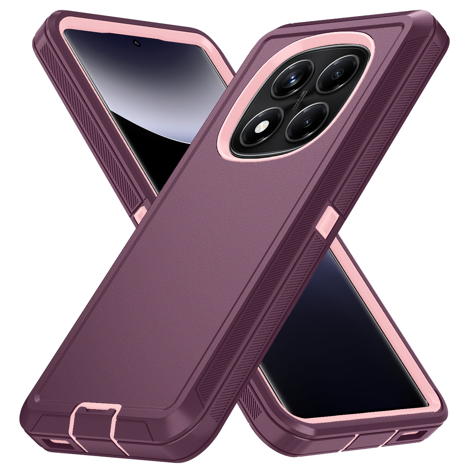 TEMU para teléfono: Compatible con Redmi Note 14 Pro 5G / Note 14 Pro+ 5G, con airbag en esquinas a prueba de caídas, resistente al , de cobertura
