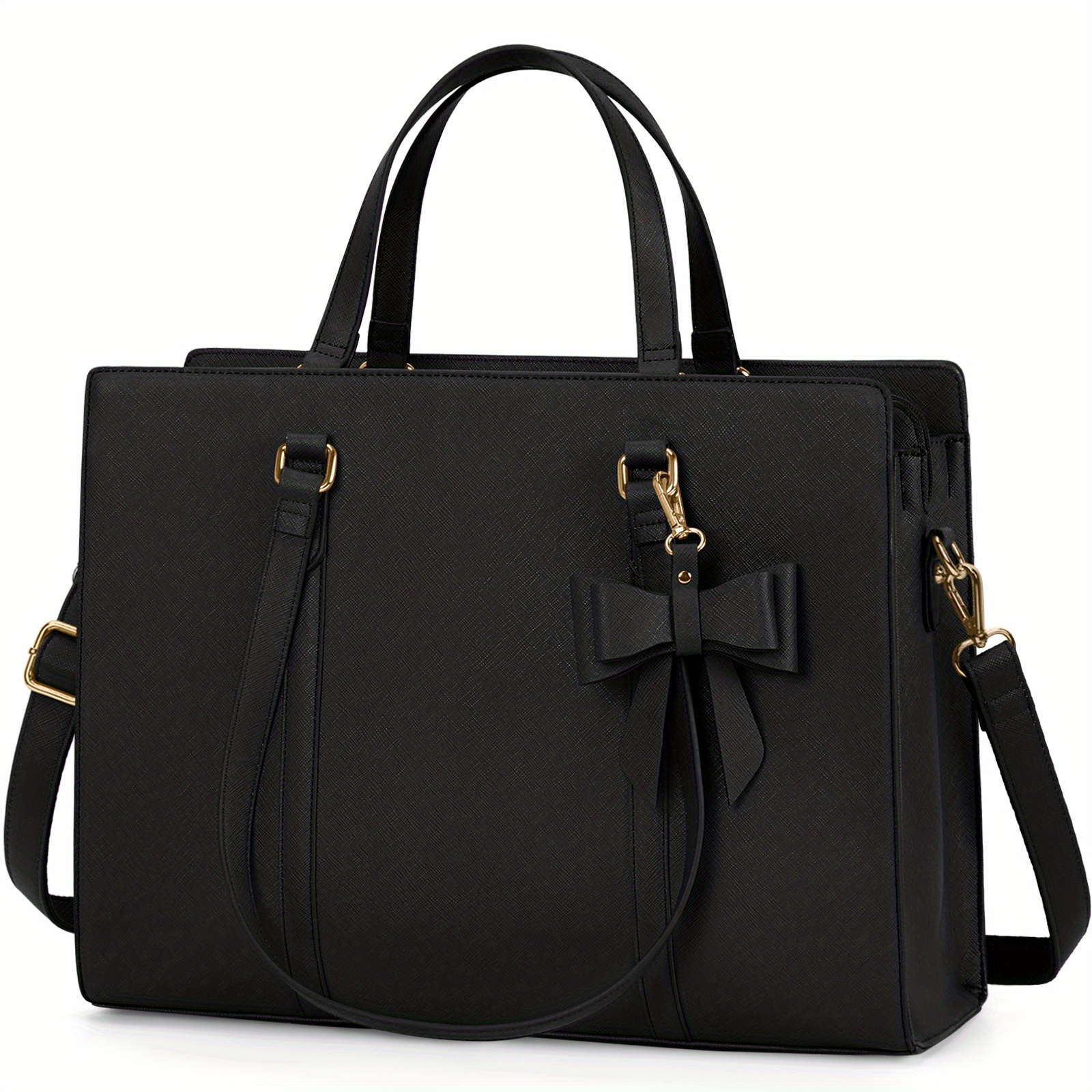 Image of Newhey Women's Handbag, Large , 15.6 Inch Faux Leather Laptop Bag, Ideal For Business And School Use, Contemporary Style