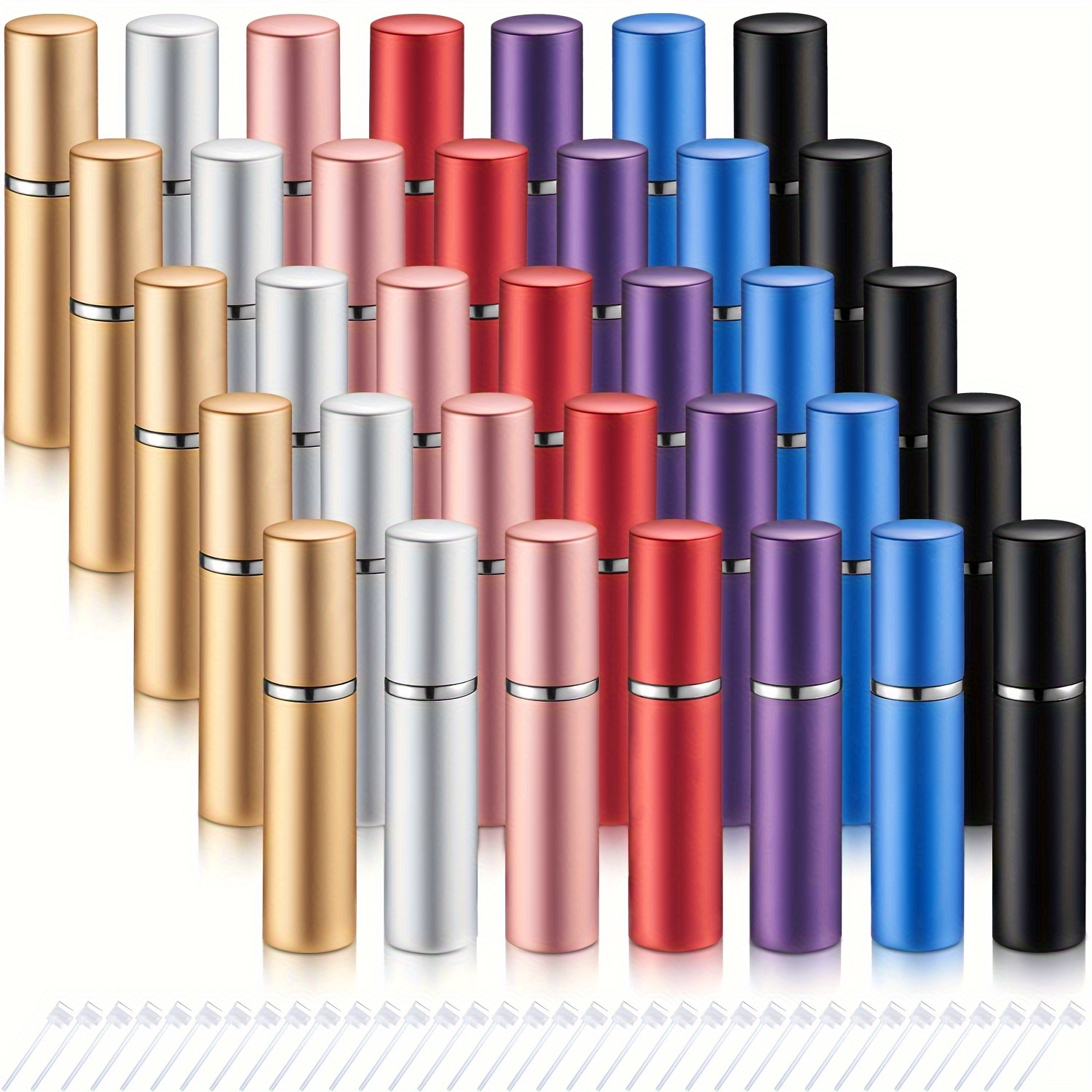 

35pcs Refillable Perfume Atomizer Mini Refillable Spray Perfume Bottle Portable Perfume Bottle With 35pcs Perfume Refill Pump Perfume Dispenser Pump Transfer Tool For (10ml)