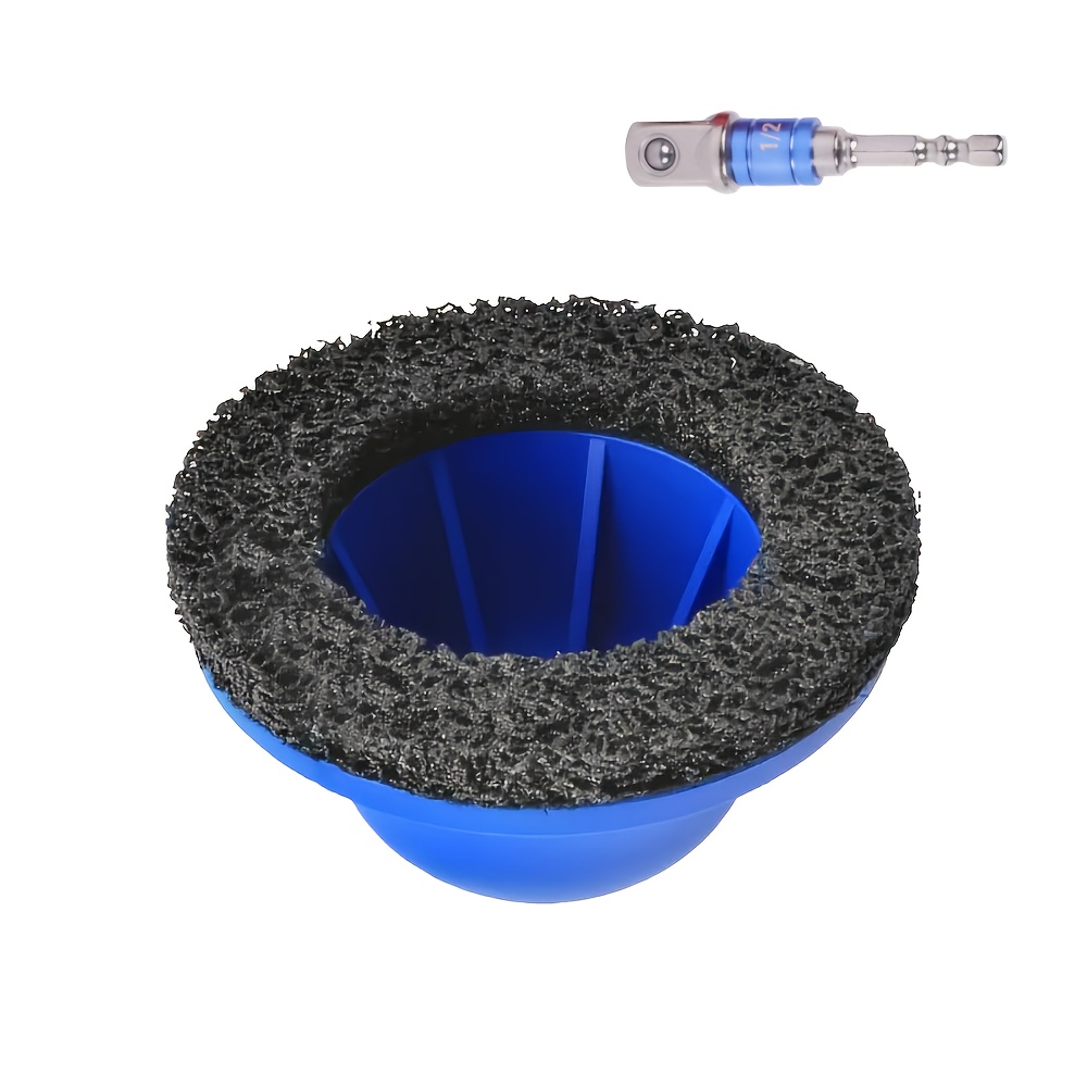 TEMU 2pcs Automotive Wheel Axle Grinding Kit 150mm Polishing Discs/pads   Blue Grinder Joint Rod /brake Disc Cleaning Rust Removal Polishing Paint