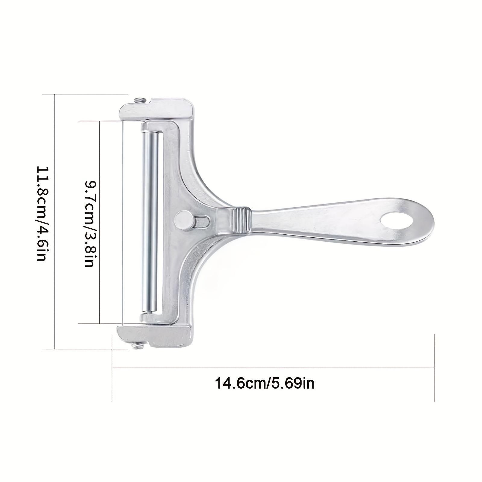 1 Cortador de Queso con Grosor Ajustable