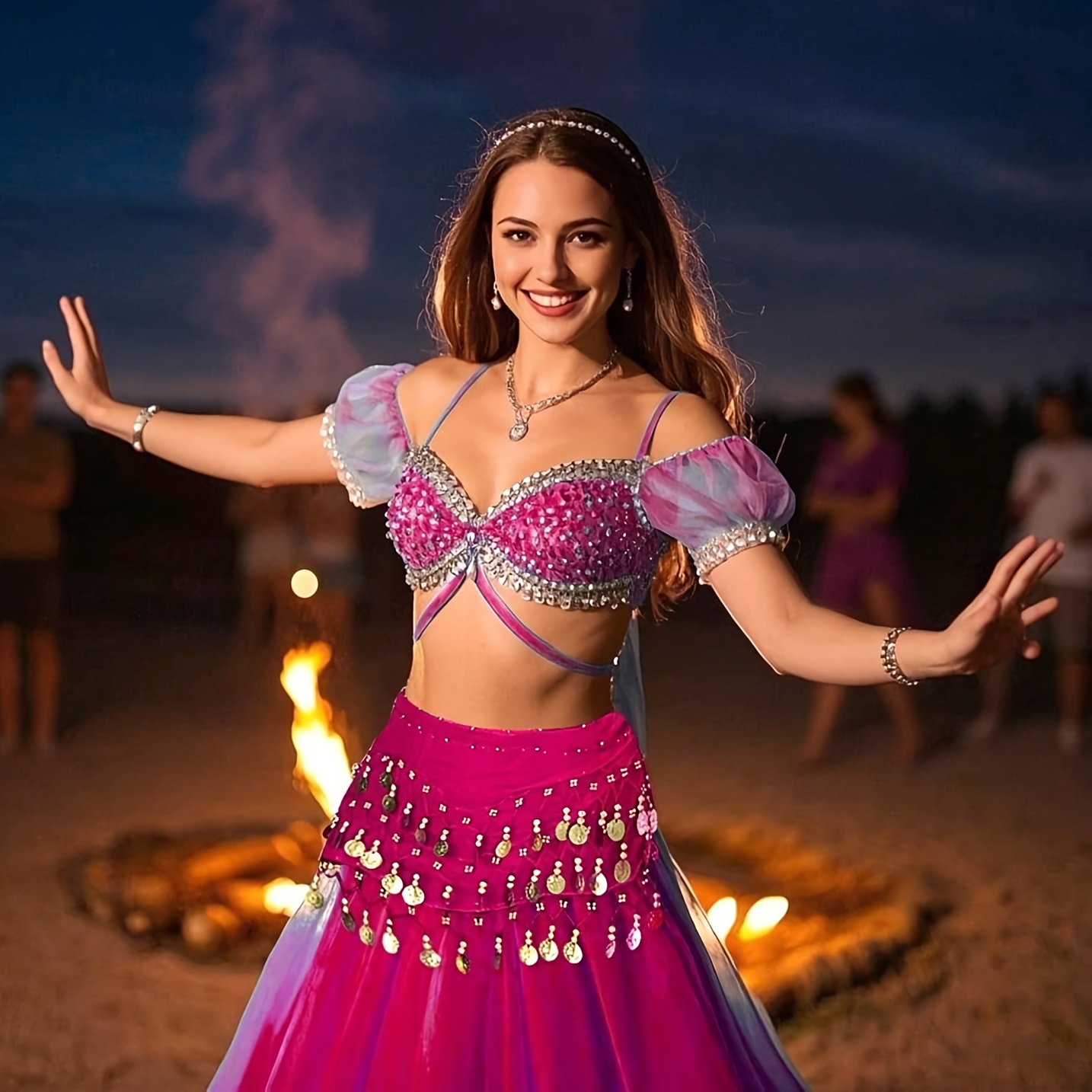 belly dance costumes sold on Temu United States
