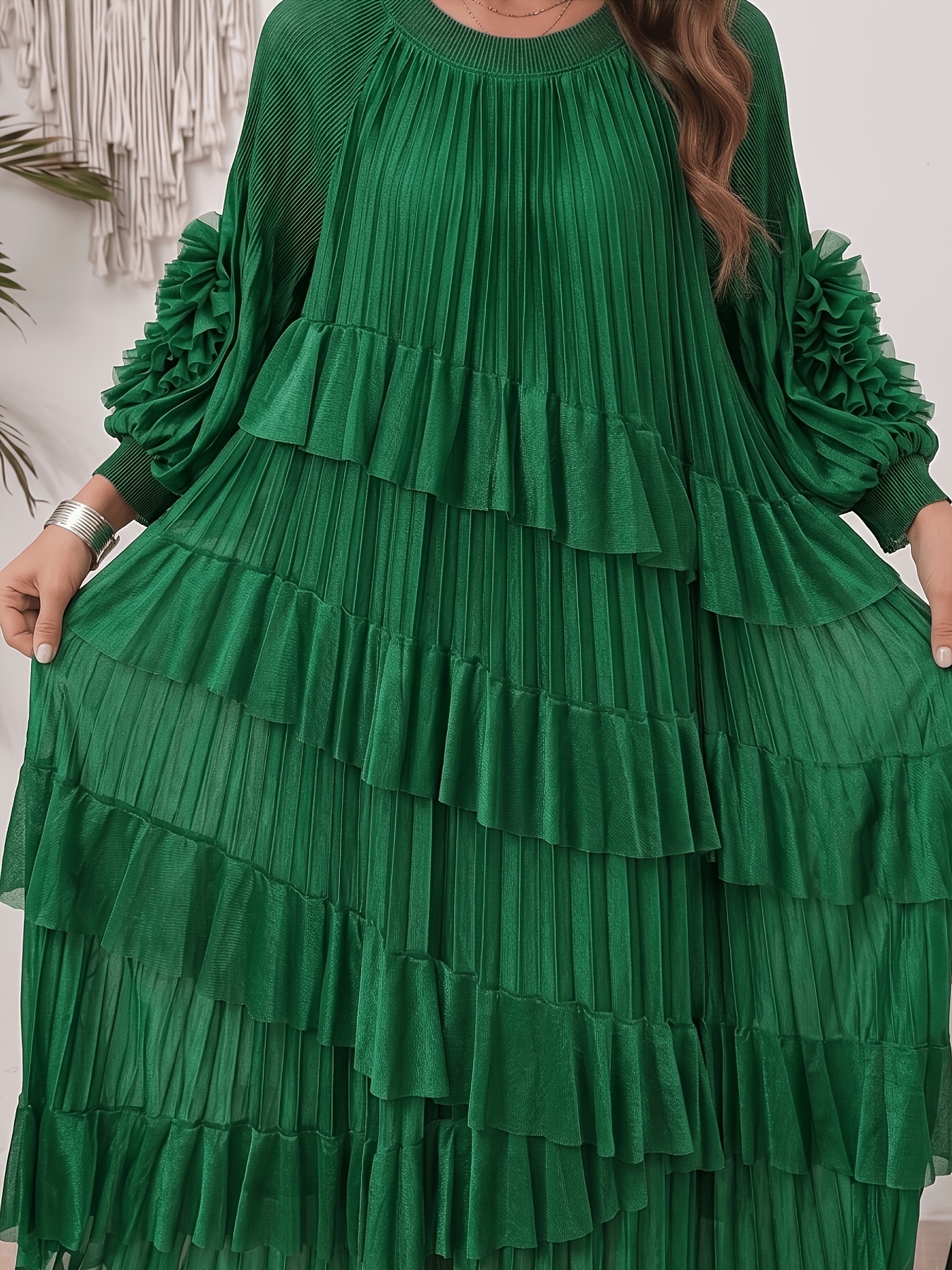 long sleeve dark green maxi dress Pinkblush Green Long Sleeve Maternity Nursing Maxi Dress Large