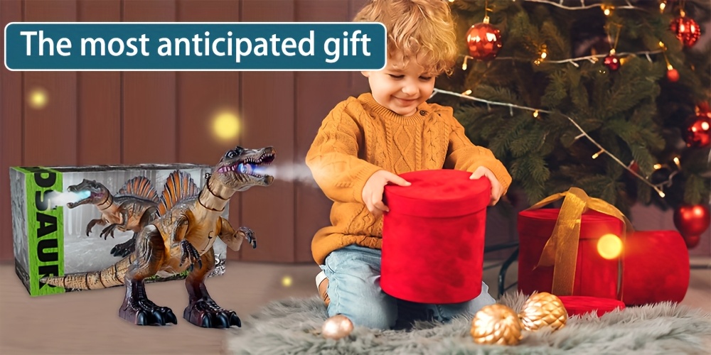 remote control dinosaur toys electronic remote control   dinosaur robot with   of shaking head     spraying and     sound suitable for holiday birthday gifts details 3