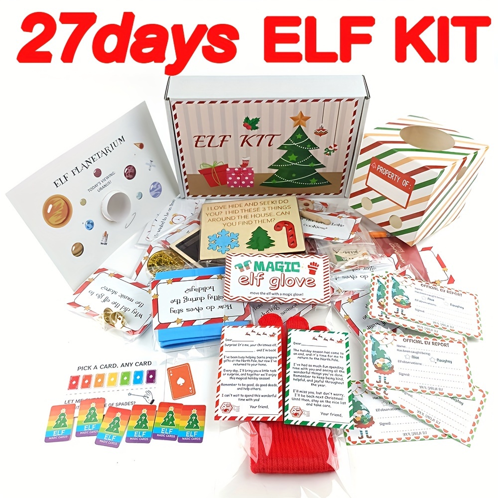 

[customer ] 27-day Elf - Christmas Countdown With Props, No Power Needed - Holiday Parties & Gifts