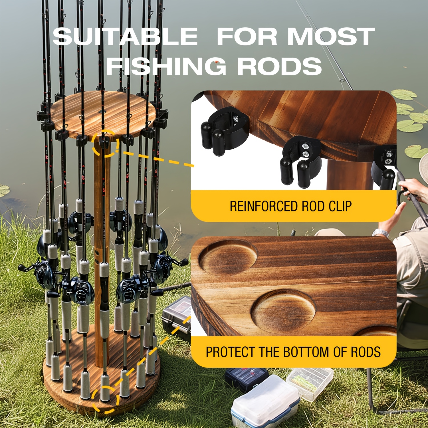 fishing rod car holder Rod Rack