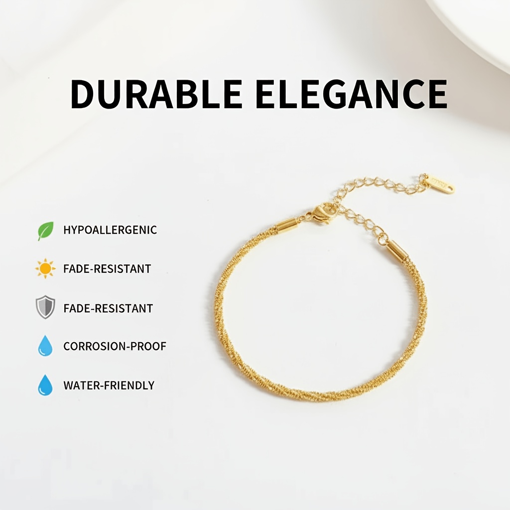 Ladies Stainless Steel Cauliflower Shiny Bracelet