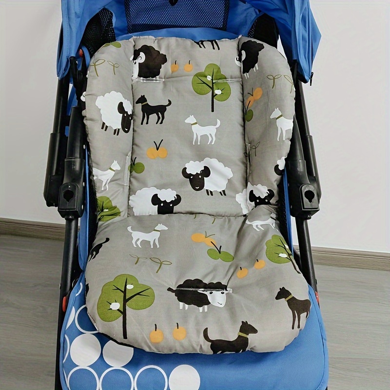 

Stroller Cartoon Cotton Pad, Soft Cute Pattern Cushion For High Chair, Cartoon Seat Cushion