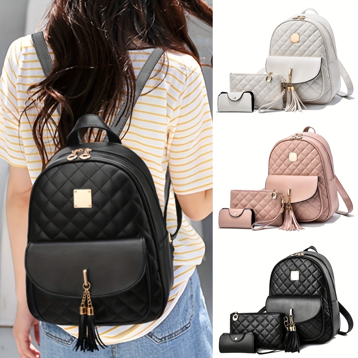 

3pcs Summer Travel Set & Bag For