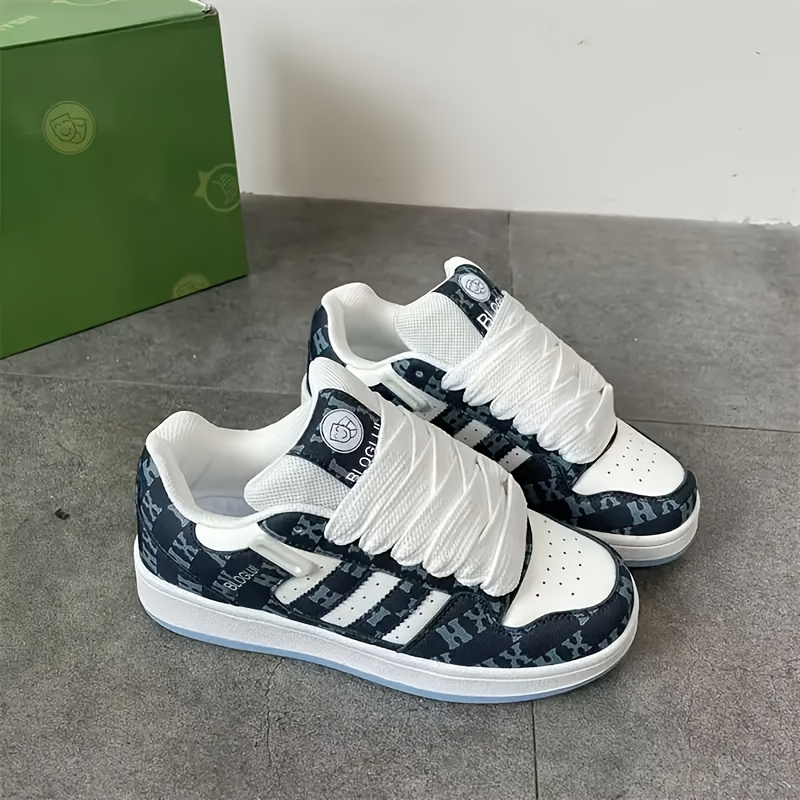 Image of Couple Style Casual Shoes, Color-block Athletic Shoes, Fashionable Versatile Low-top Shoes, Student Style Sneakers, Skateboard Shoes Unisex, Women Shoes