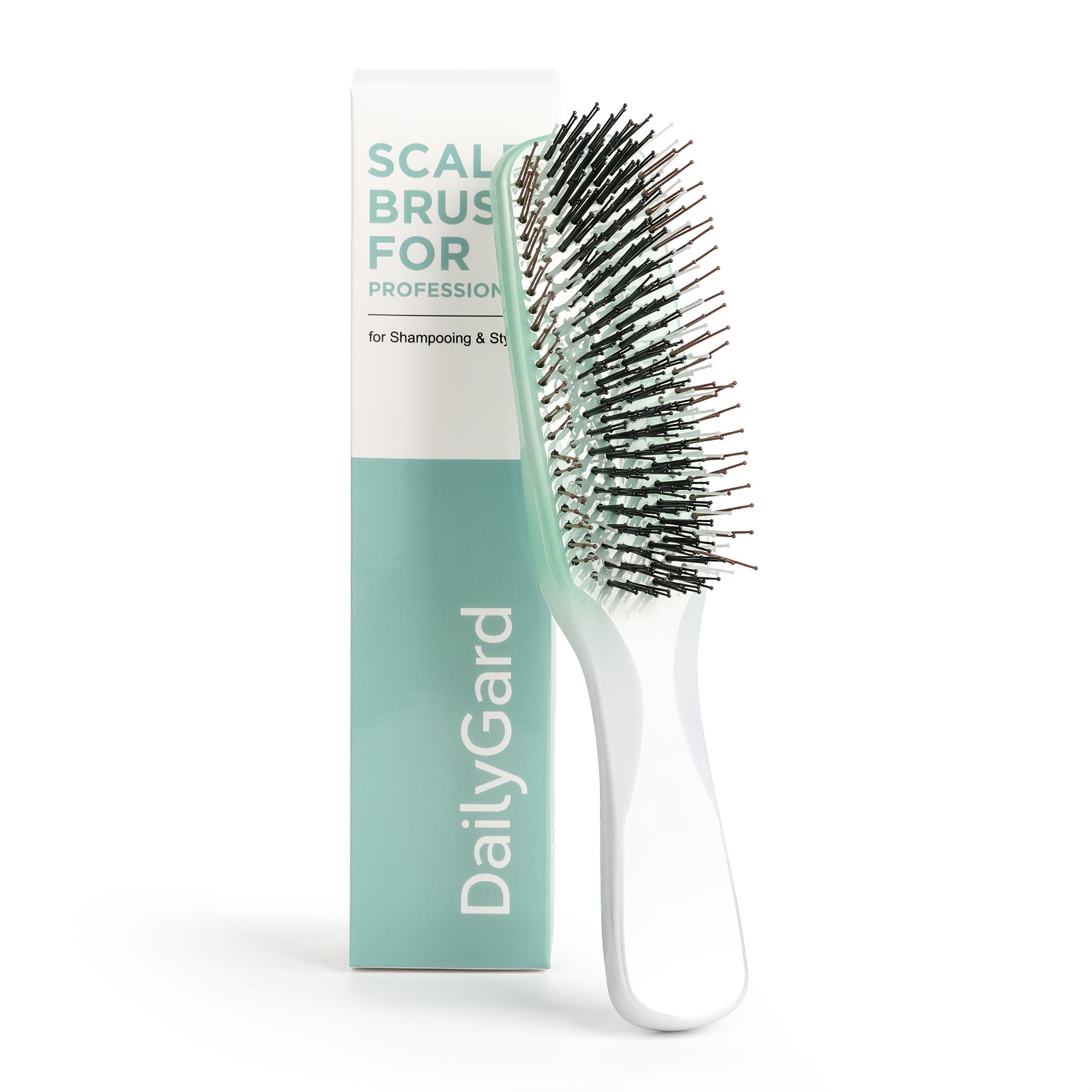 TEMU Peigne Magique DAILYGARD pour Cheveux Frisottis de Femme - Utilisation à Sec/Mouillé, Brosse Démêlante Antistatique avec Massage du Cuir , Soin