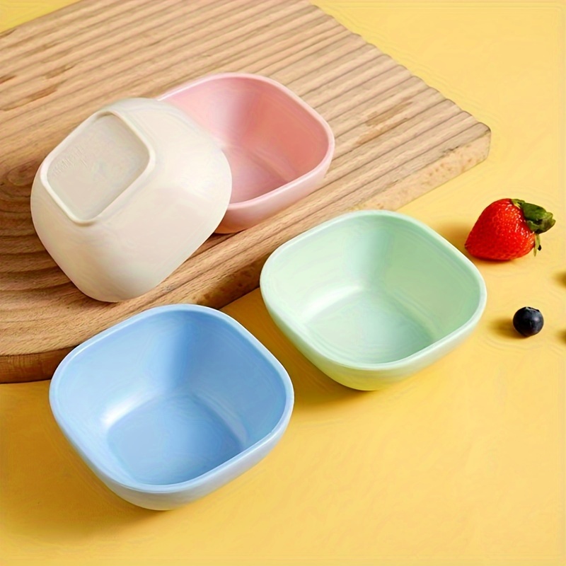 

8pcs Mini Plastic Bowls Set - Dips, Condiments & Snacks | Stackable, Dishwasher Safe Kitchen