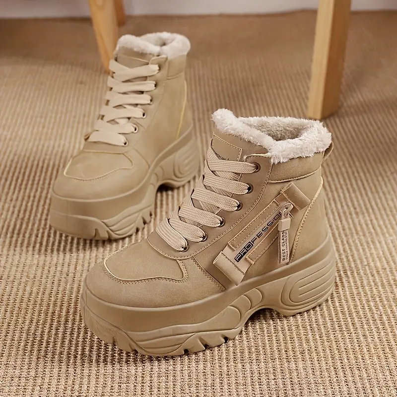 botas invierno mujer en forro polar gruesa Temu Peru