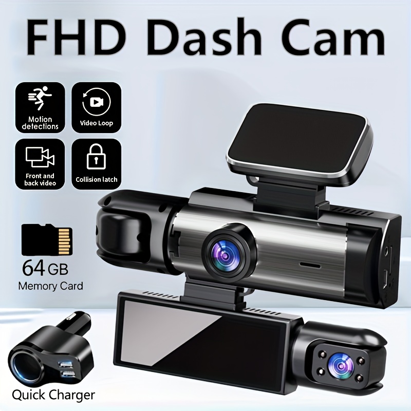 Lens Motion Detection Dash Cam 1080P Full HD DVR Dashboard Camera