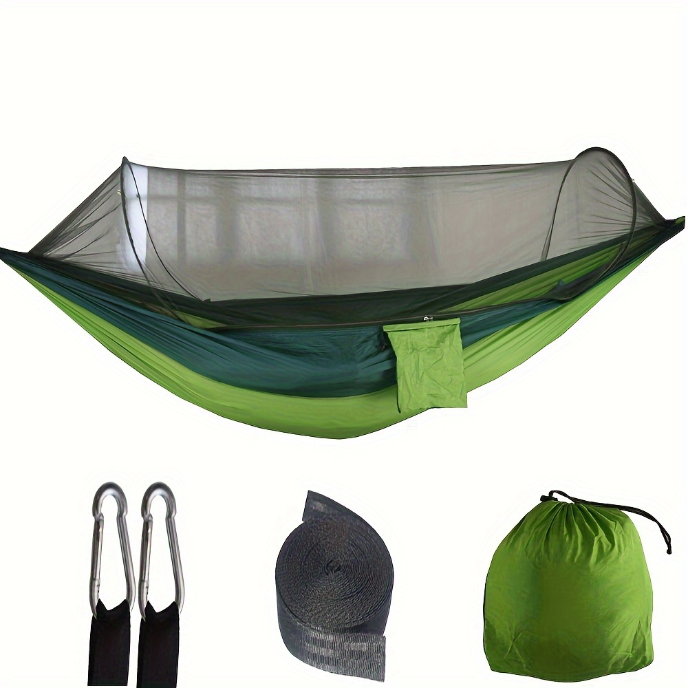 

Quick-deploy Mosquito Net Hammock - Easy Setup, No Hanging Required For Indoor & Outdoor Use, Perfect For Dorms, Camping & More
