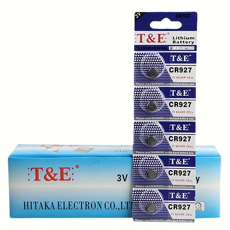 BlueDotTrading BlueDot Trading Long-Lasting & High Capacity 3V Cr927 Battery Lithium Button Cell Batteries For Car Remote Key Fob And More Packaging May