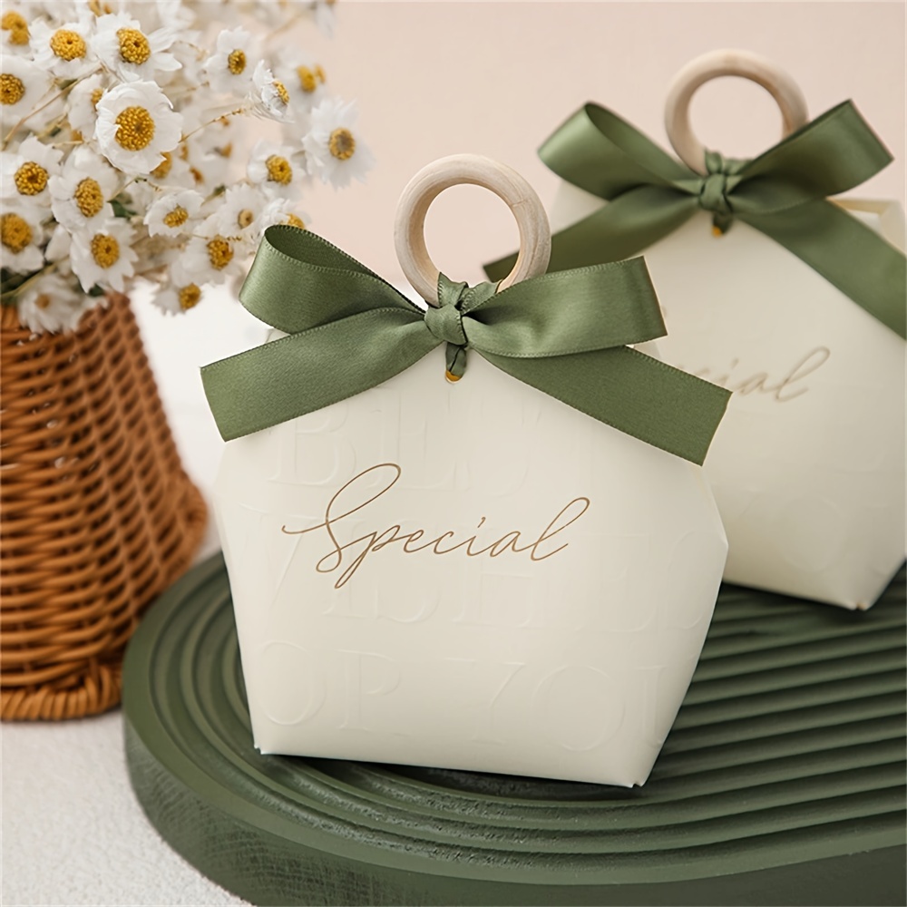TEMU 30pcs Weddingcarryable Paper Bag Boxes Festive Portable Packaging Boxes With Text Gifts For Special Occasions Parties Housewarming Gatherings