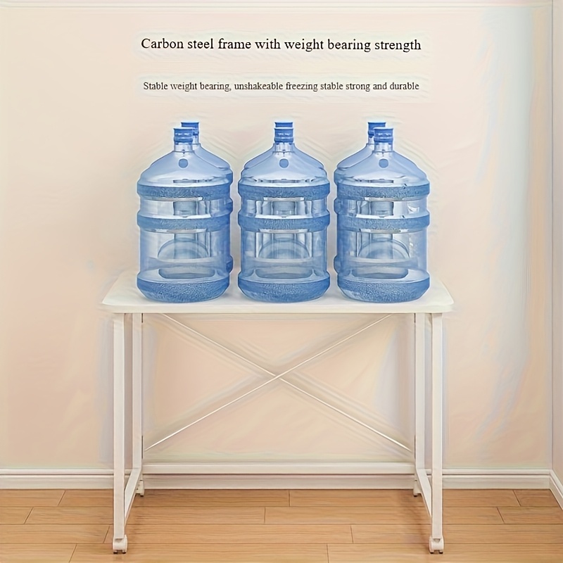 foldable desk with storage - space-saving computer table, easy assembly, sturdy metal frame, no electricity needed, for home office, dorm, or study room, desk for home office, dorm furniture, art , durable construction Product details 3