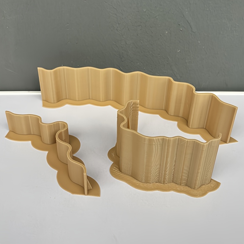 3d Printed Aquarium Set Of 3 Decorations To Enhance The Dimension Of The Aquarium, A Habitat For Fish And Shrimp
