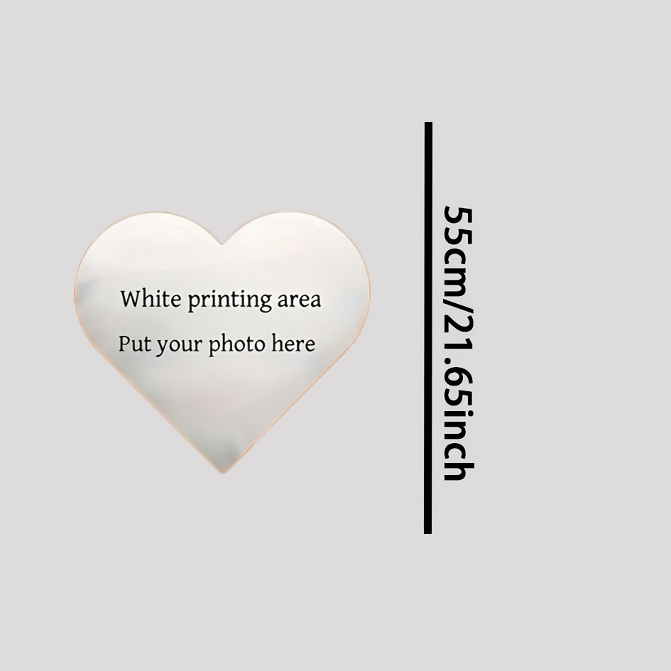 TEMU Custom Couple Double Person Multi-person Heart Photo Pillow Heart Pillow Gift, Cute And Fun Throw Pillow, Party Decoration Portrait Custom