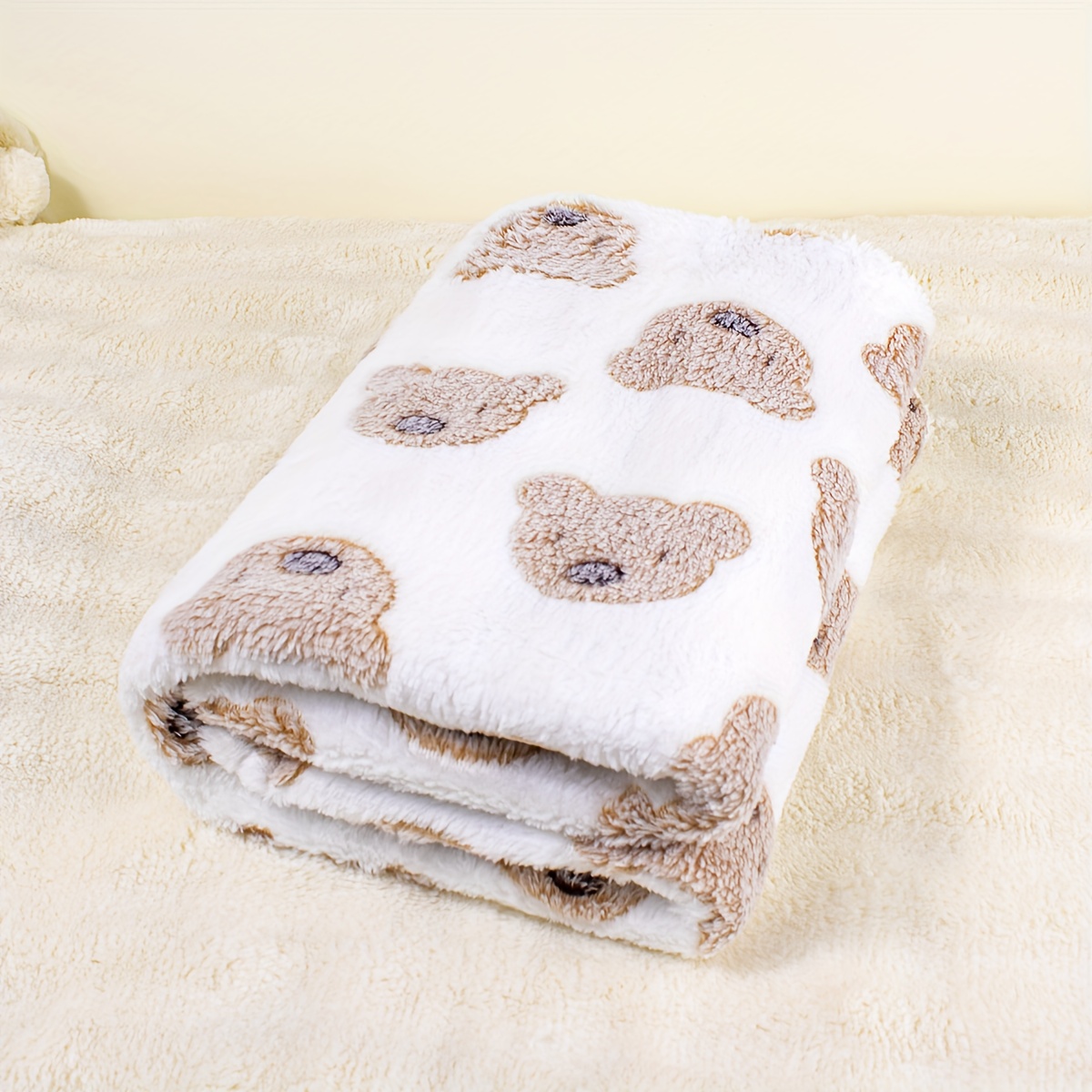 Image of 1pc Children's Blanket, Printed Kids' Blanket, Stroller Cover Blanket, Air-conditioned Room Blanket, Soft And Comfortable Small Blanket, Blanket Suitable For