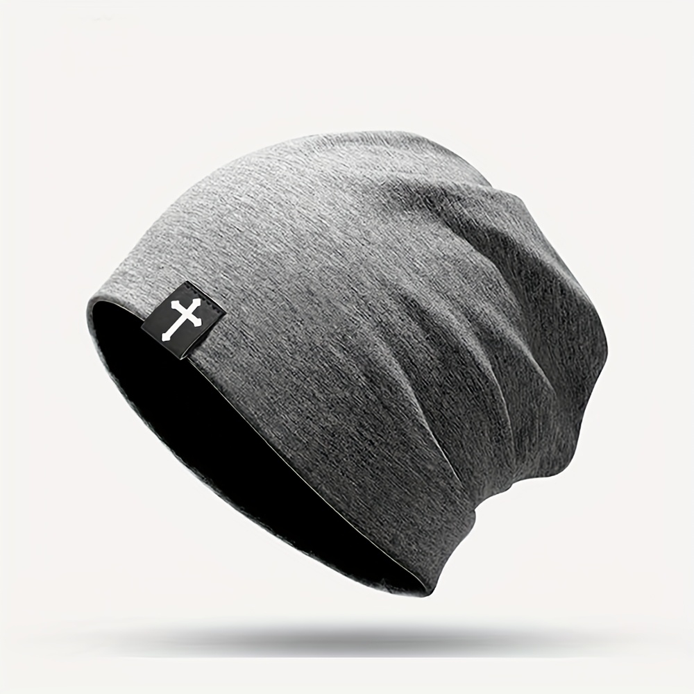 mens knitted beanie hat breathable sweat absorbing skull cap - Temu