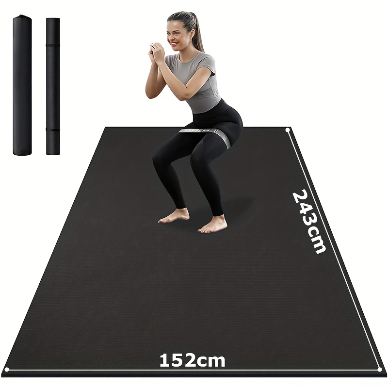 E-shop Bodenschutzmatte Fitnessgeräte Fitness Sportmatte Fitnessmatte rutschfest, Hochstrapazierfähige Unterlegmatte Schutzmatte für Laufbänder