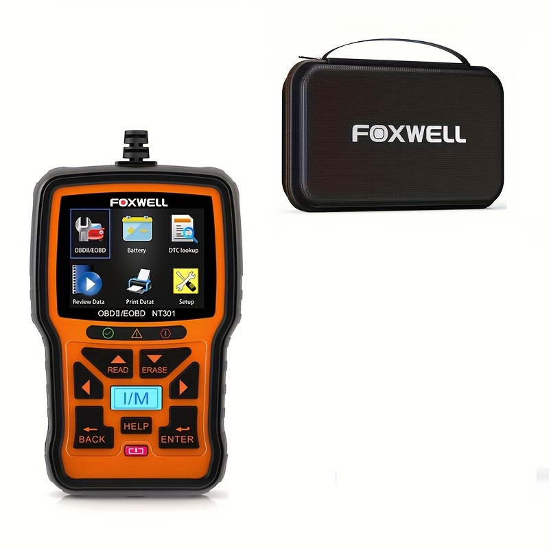 FOXWELL NT301 OBD2 Scanner Live offers Data Professional Mechanic OBDII Diagnostic Code