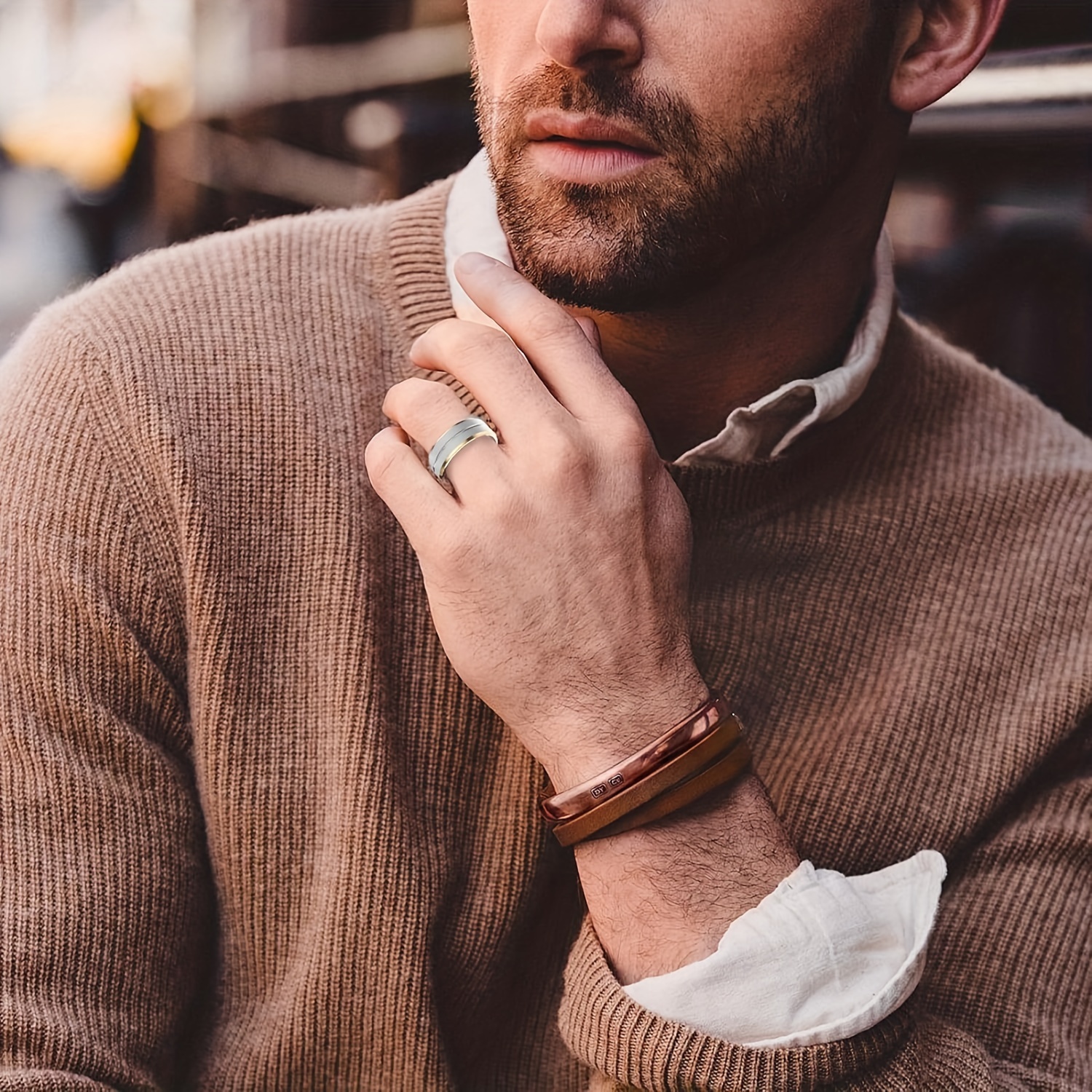 Smart Ring For Men, Fitness For Women, Wearable Device For Sleep Tracking  Count, Distance, Stress, And Activity Tracking Device