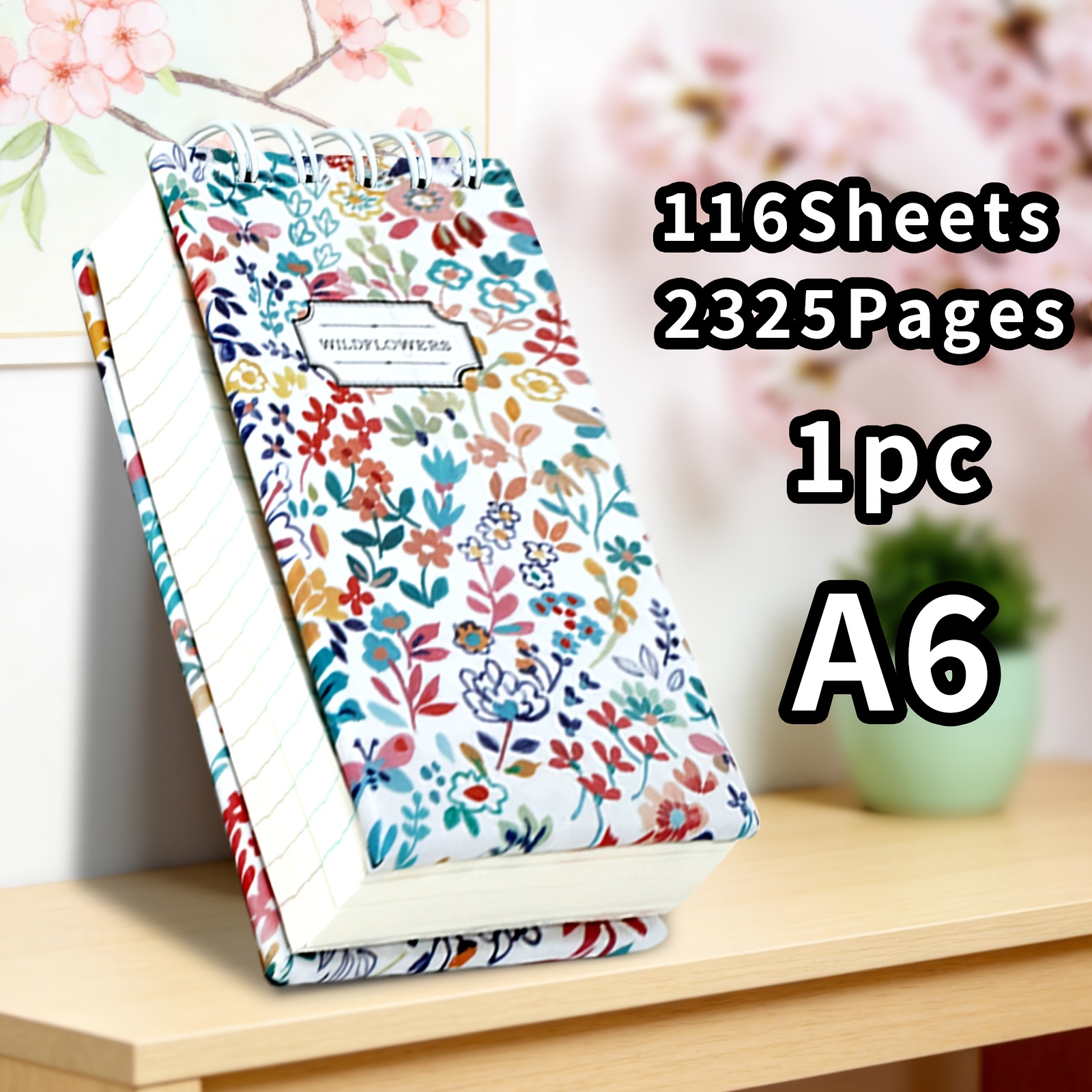 TEMU 1 pza./5 pzas., A6, 232 páginas, Cuaderno de , Bloc de notas de , Compacto y portátil, extragruesa, Agenda, Cuaderno, Artículos escolares, ,