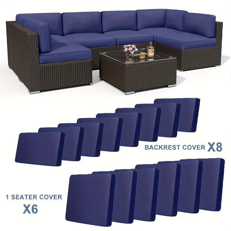 TEMU 1214pcs Elastic Outdoor Sofa Covers Semienclosed Sofa Covers Outdoor Courtyard Sofa Cushion Covers And Backrest Covers TEMU 1214pcs Elastic Outdoor Sofa Covers Semienclosed Sofa Covers Outdoor Courtyard Sofa Cushion Covers And Backrest Covers