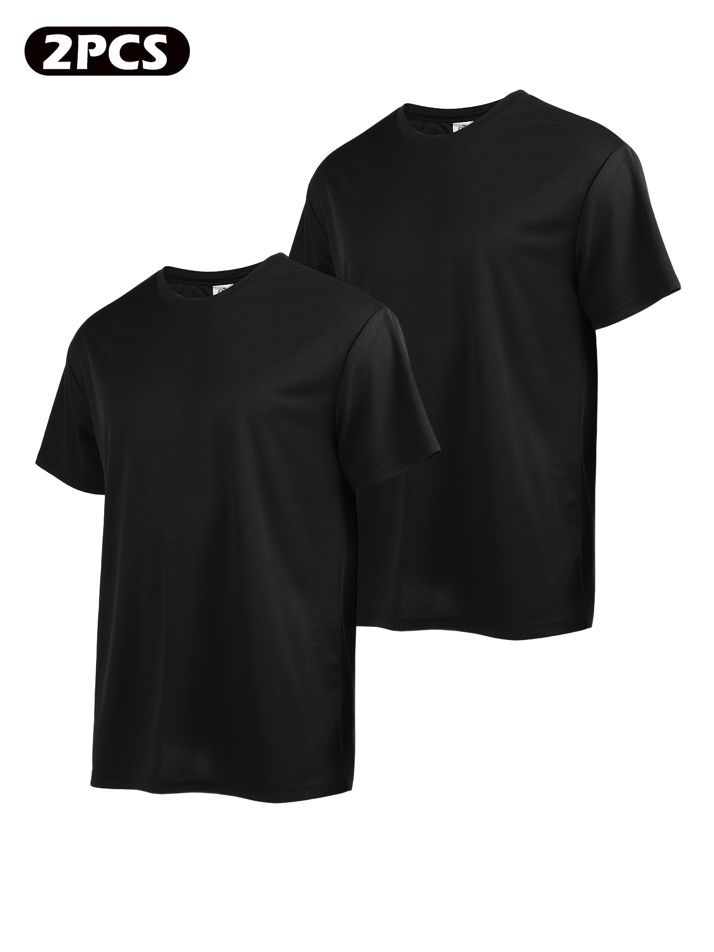 2pcs mens plus size summer t shirts for sports outdoor activities daily wear dating and fitness