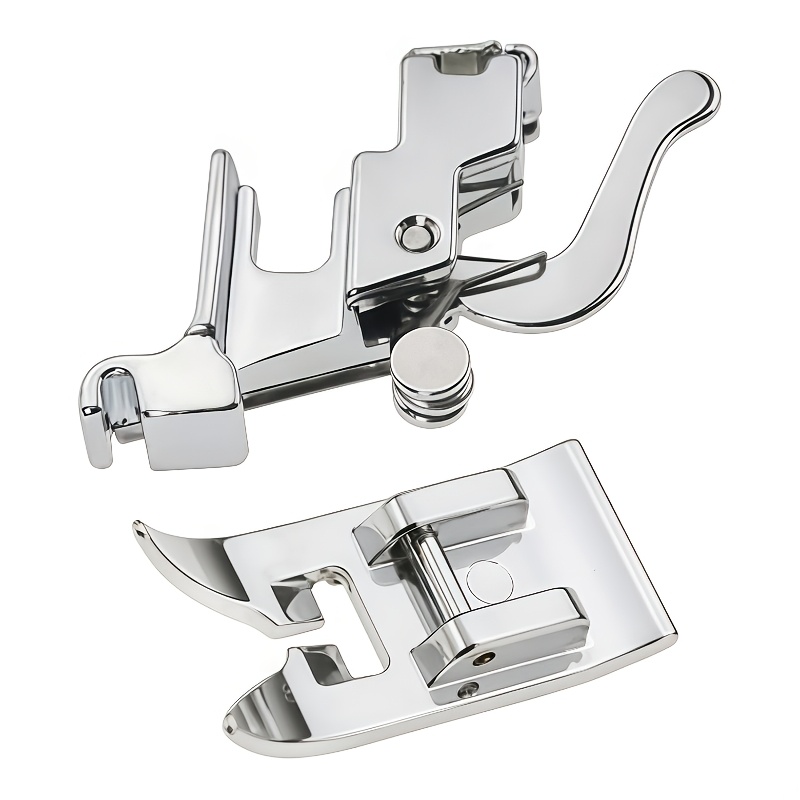 2pcs/set Low Shank Adapter Presser Foot Holder With Universal Press Foot For Household Sewing Machine Quilting Stitching Foot