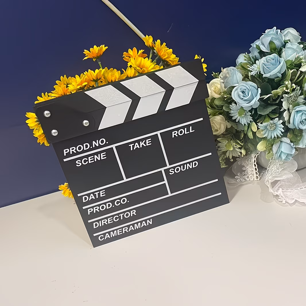 calendario in per direttori creativi 2026 - per riprese con date, ( frontale per , posteriore calendario) segnalibri per scene e riprese, etichette per /produttore/camera - sfondo con testo , per riprese cinematografiche Dettagli dell'articolo 4