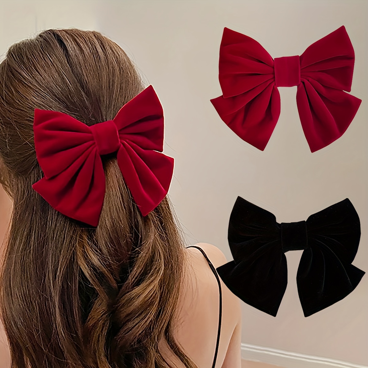 

1pc Bow - , , Suitable For Half-up Ponytails And Updos, For And Use