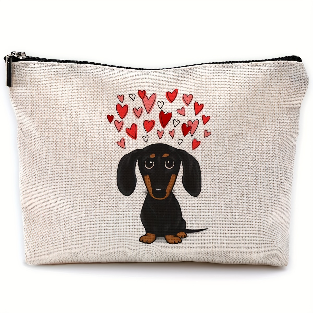 

Dachshund Makeup Bag, Dachshund Makeup Travel Toiletry Bag, Dachshund Mom Gifts, Dachshund Lover Gifts, Dachshund Gifts For Women, Valentine Gifts