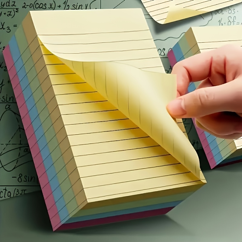 

A Set Of Self-adhesive Notes Featuring 4 Color-themed Index Tabs, For Organizing At Home, School, And The Office.