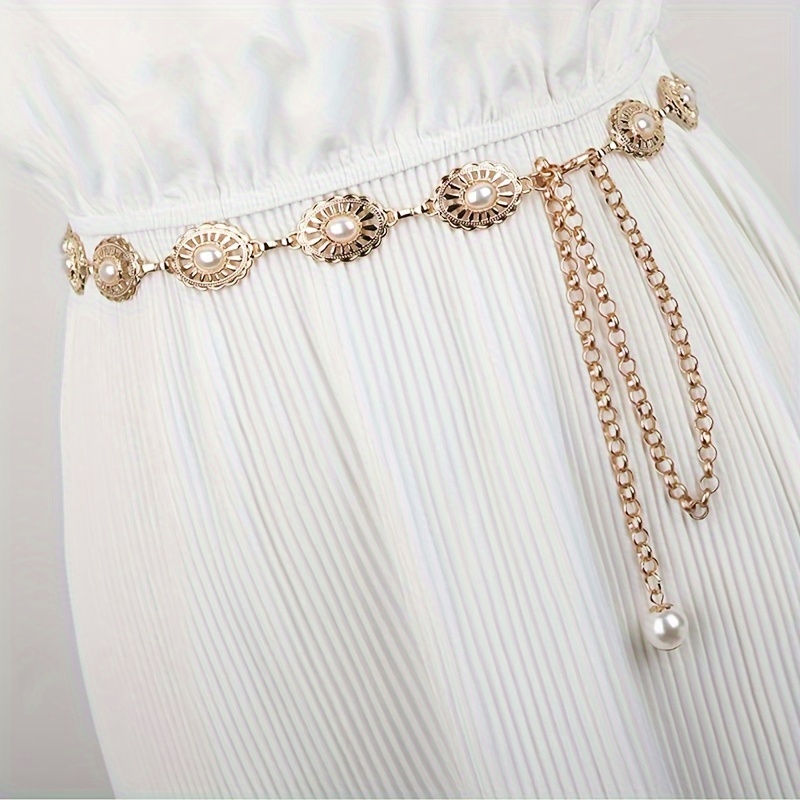 

New Women's Metal Hollow Waist Chain Dress Accessories
