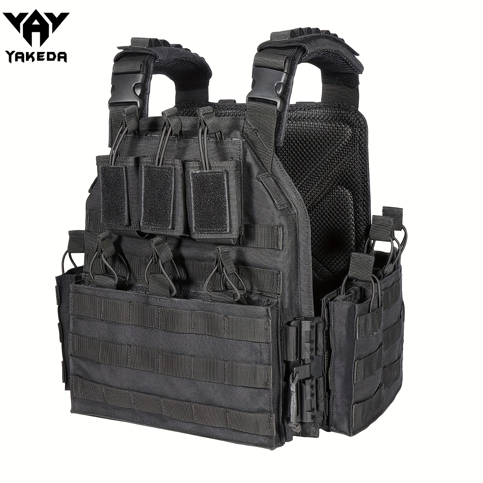 

Yakeda Outdoor Training Vest Modular, Quick Release Molle Vest For Men