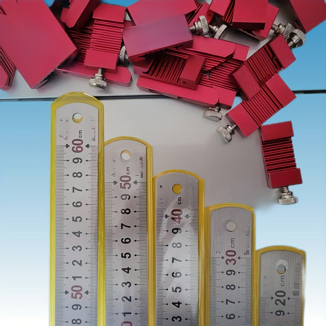 1 Set Precision Carbon Steel Woodworking Square Ruler - Easy-to-Use Aluminum Alloy Locator with Marking Gauge for Accurate Measurement